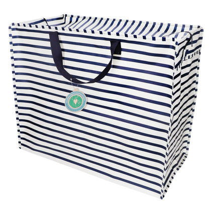 Jumbo storage bag - Nautical Stripes