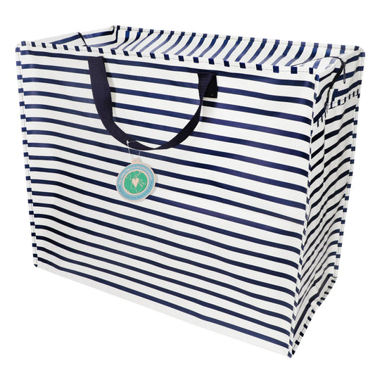 Jumbo storage bag - Nautical Stripes