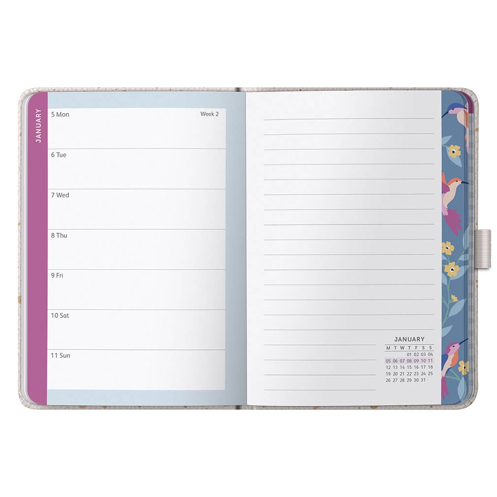 2026 A6 Diary, Weekly Planner, To-Do Lists & Notes | Gold