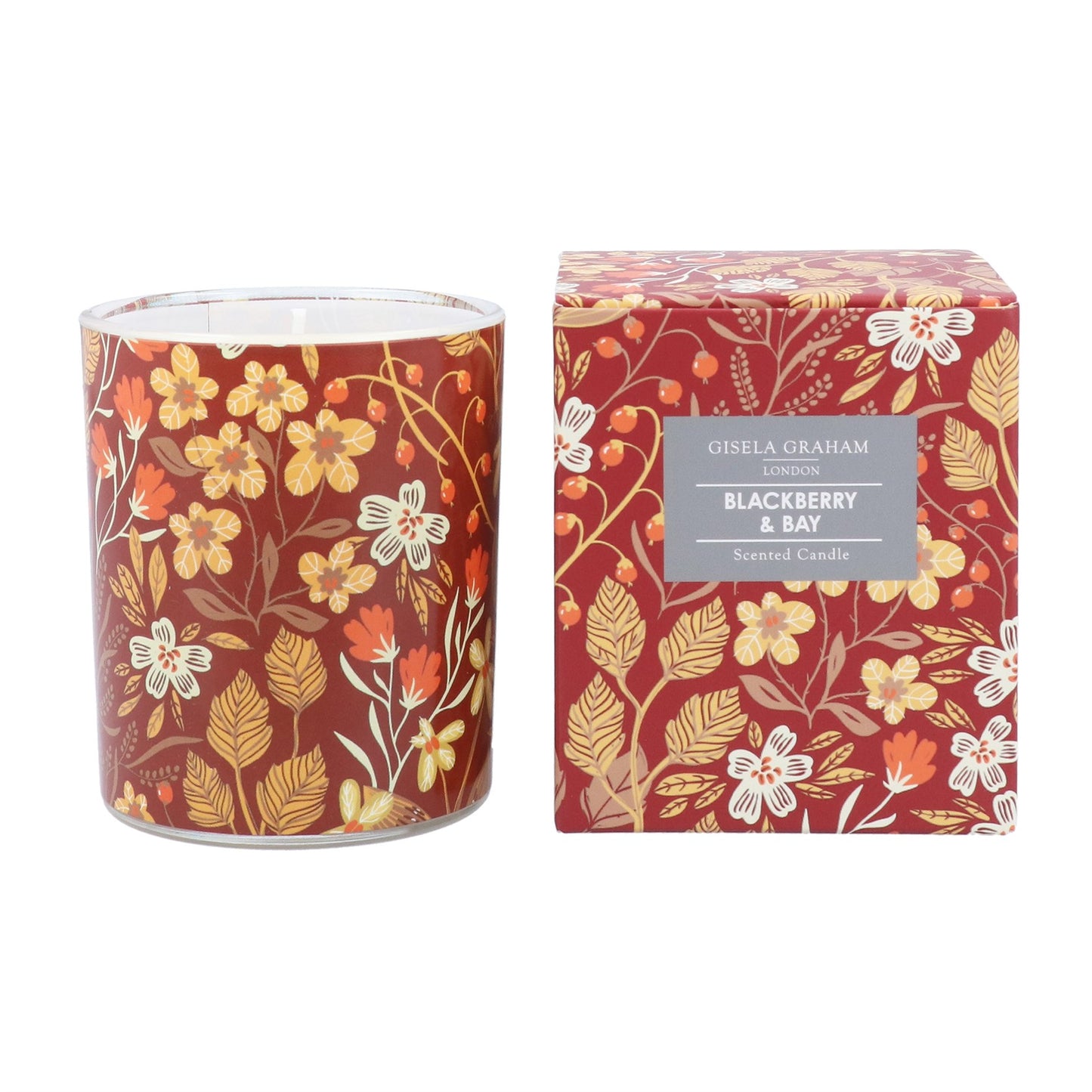 Boxed Scented Candle - Blackberry & Bay