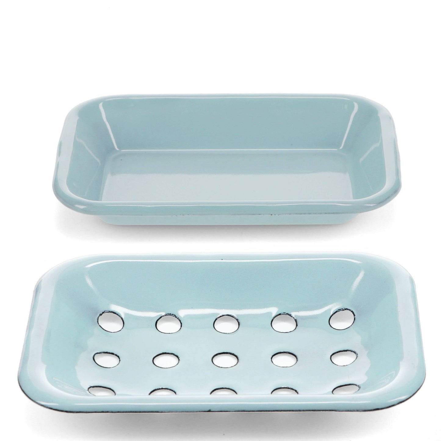 Enamel Soap Dish - Blue