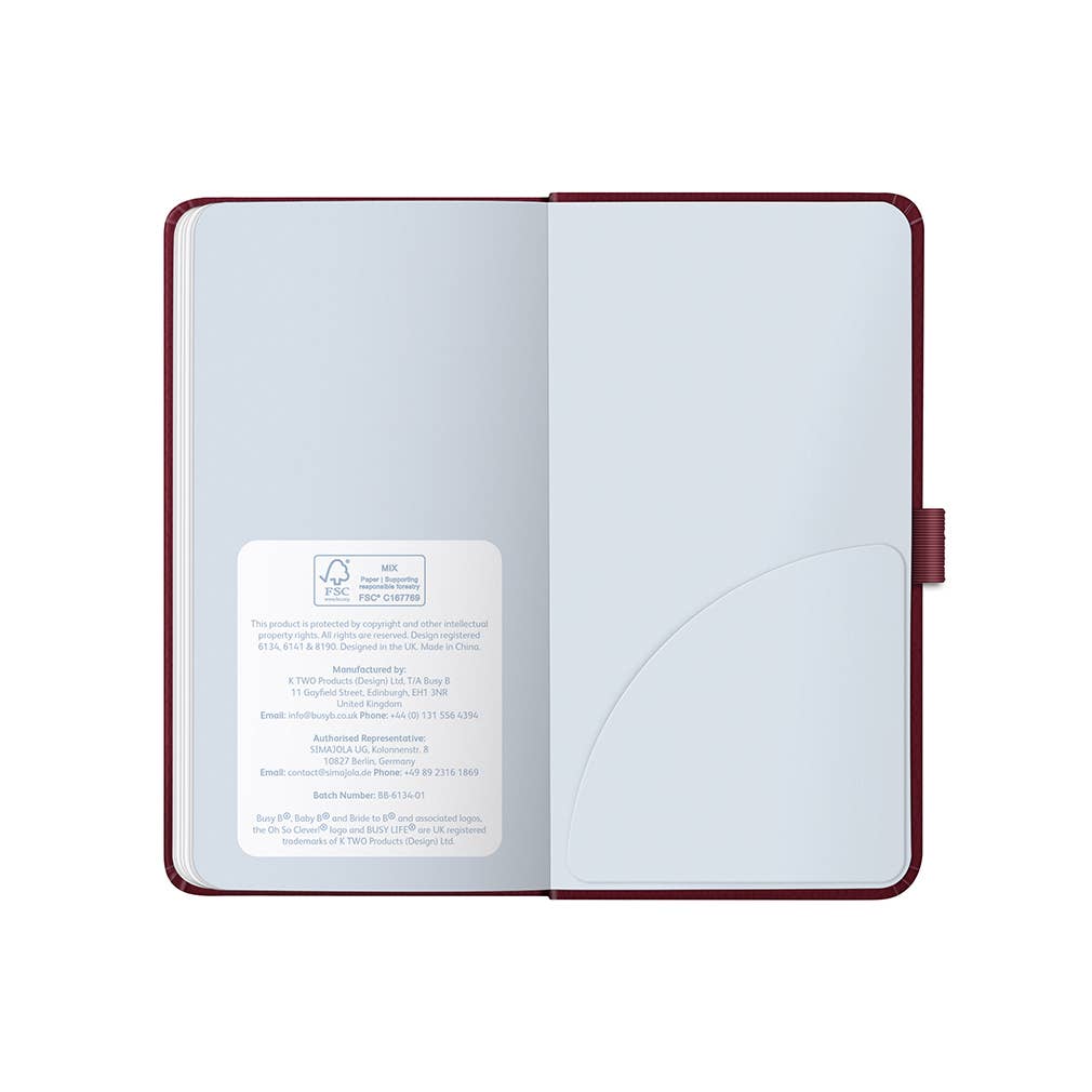 2026 Slim Diary | Weekly Pocket Diary & Planner | Busy B