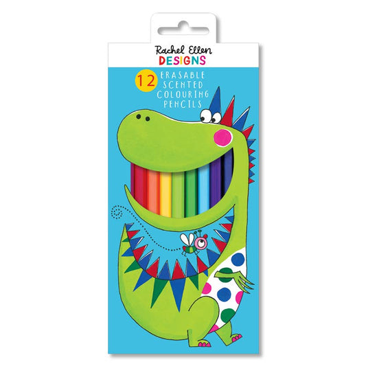 Scented Colouring Pencils - Dinosaur
