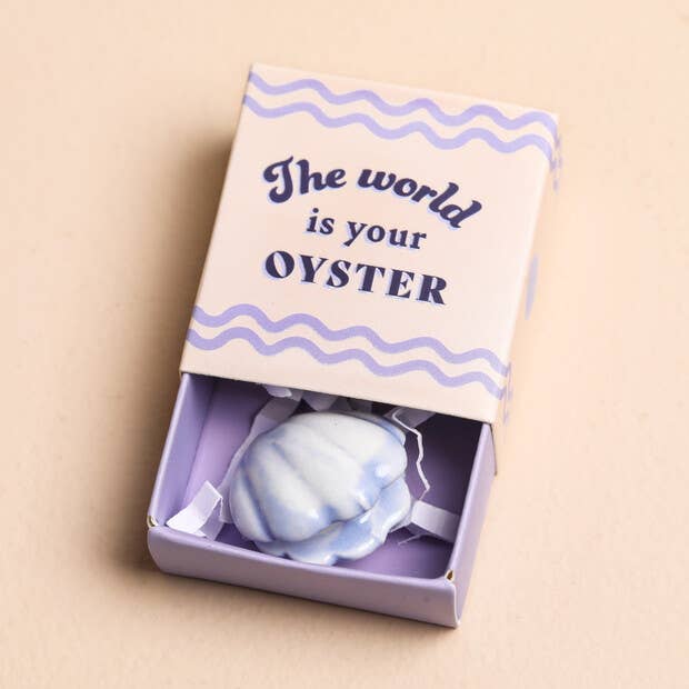 Tiny Matchbox Ceramic Tokens: Shrimp
