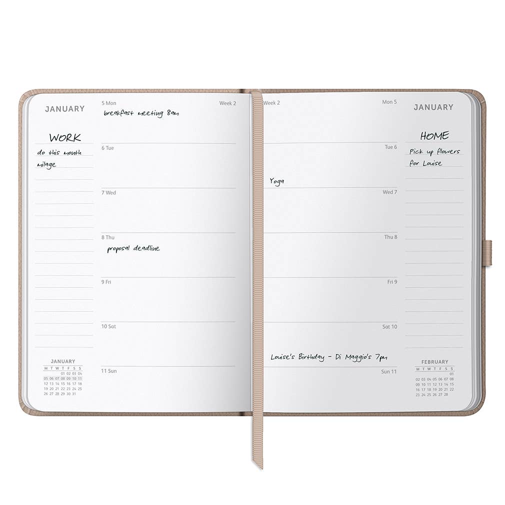 2026 Diary | Busy Life Diary & Weekly Planner | Caramel