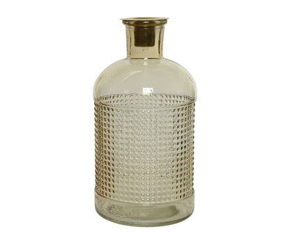 Assorted Glass Bottle Candle Holder