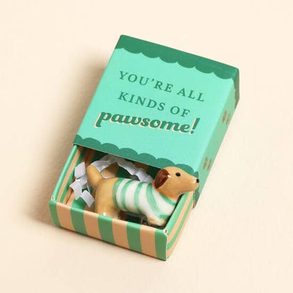 Tiny Matchbox Ceramic Tokens: Shrimp