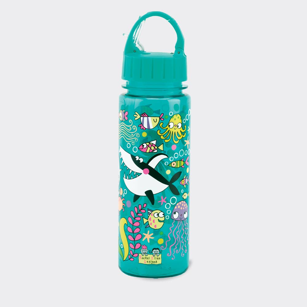 Kid's Water Bottle - 'Love our Oceans' Sea Creatures