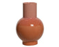 Large Orange & Pink Reactive Glaze Vase