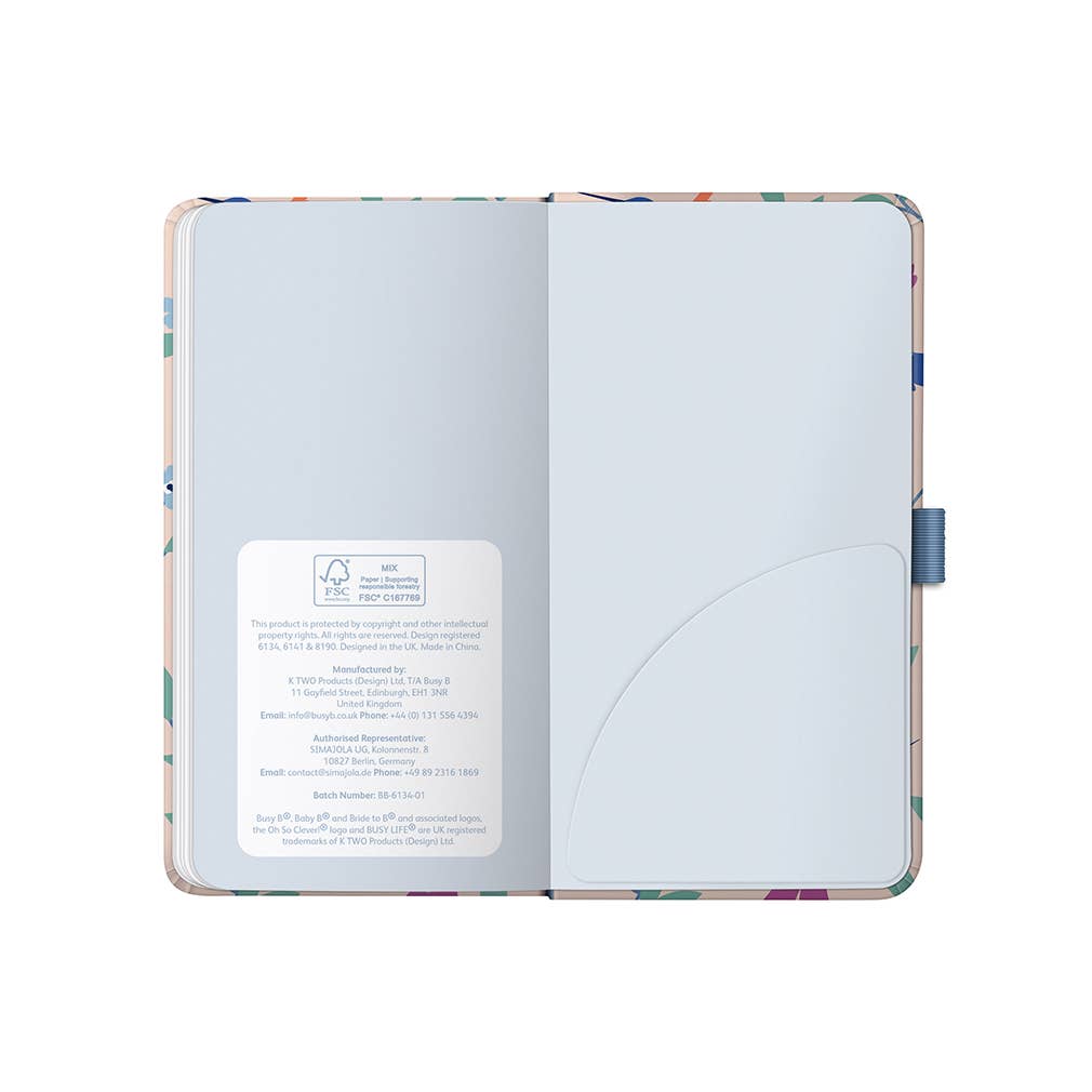 2026 Slim Diary, Weekly Pocket Planner | Birds | Busy B