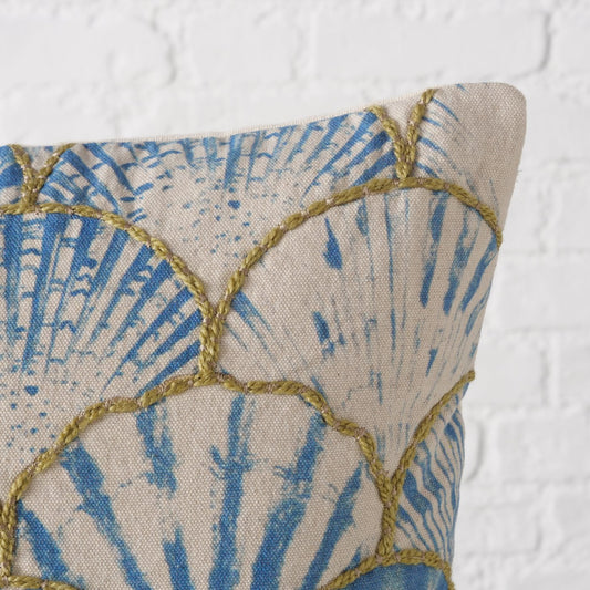 Handwoven Coquille Cushion