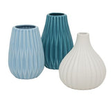 Set of 3 Vases - Wilma (Blue)