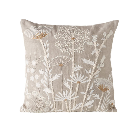 Handwoven Cow Parsley Cushion