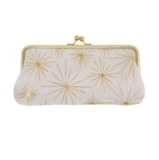 Gold Starburst Cosmetic Bag