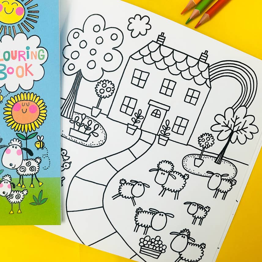 Children's On The Farm Colouring Book