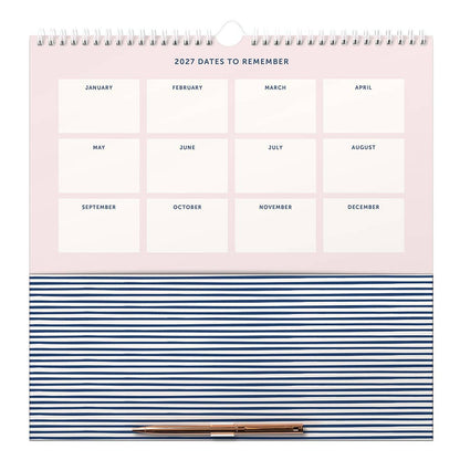 2026 Weekly Family Calendar, 5 Schedules, Lists & Pen