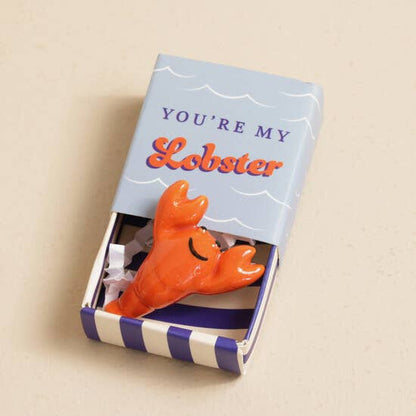 Tiny Matchbox Ceramic Tokens: Bear