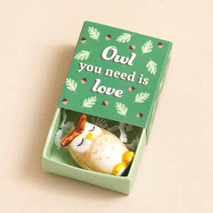 Tiny Matchbox Ceramic Tokens: Sardine