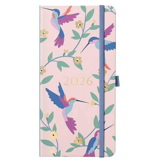 2026 Slim Diary, Weekly Pocket Planner | Birds | Busy B