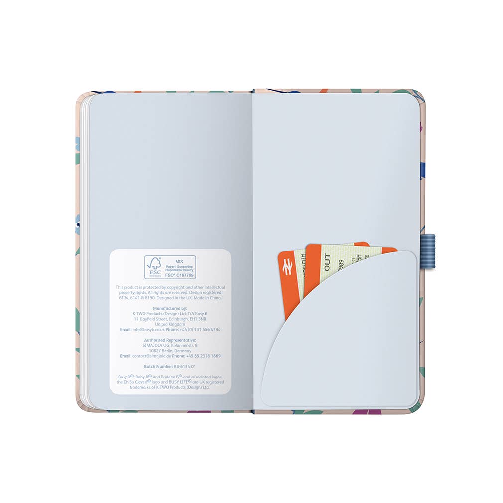 2026 Slim Diary, Weekly Pocket Planner | Birds | Busy B