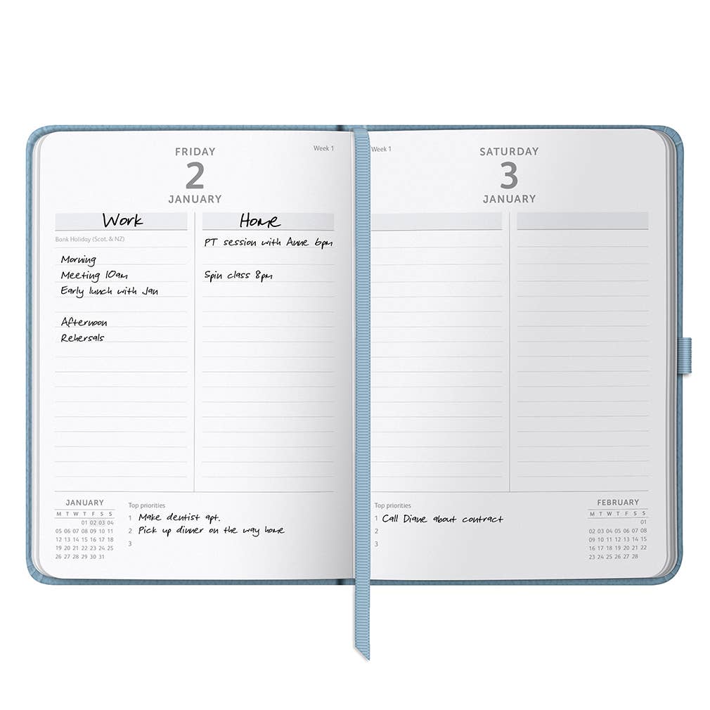 2026 Dual Schedule A5 Diary | Daily Planner | Day A Page