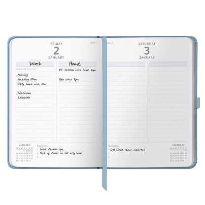 2026 Dual Schedule A5 Diary | Daily Planner | Day A Page