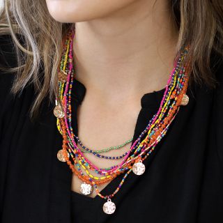 Bright Beaded Necklace