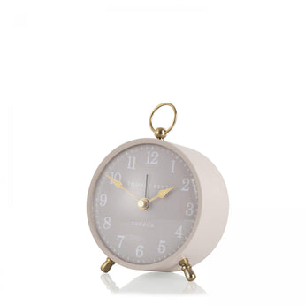 Wren Alarm Mantel Clock - Plaster