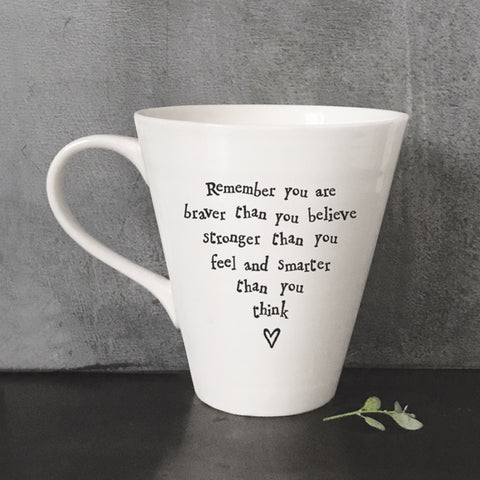 'Remember You Are Braver' Mug