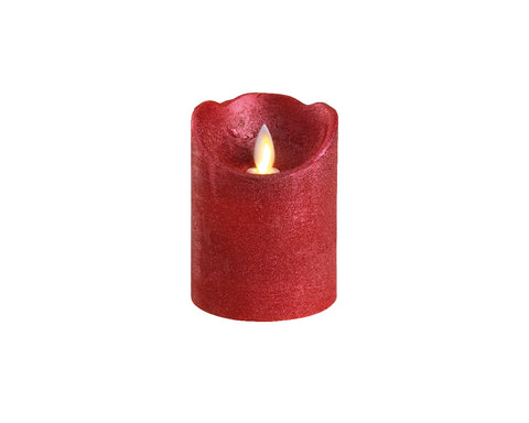 LED Waving Candle - Red - Assorted Sizes