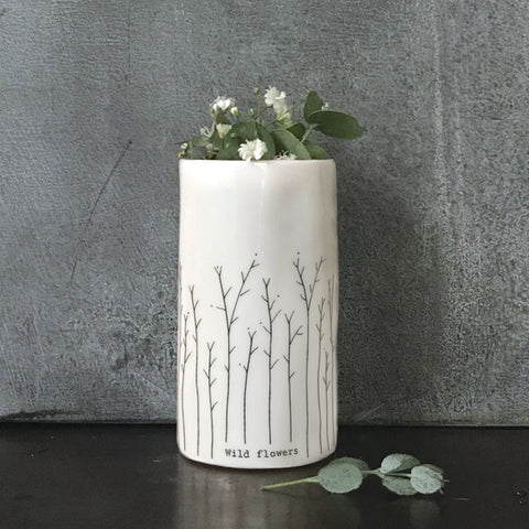 Porcelain Vase - Wild Flowers