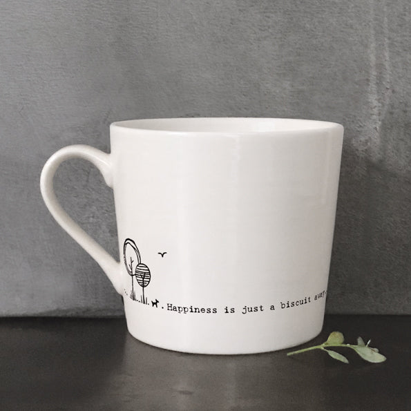 'Happiness Is Just A Biscuit Away' Mug