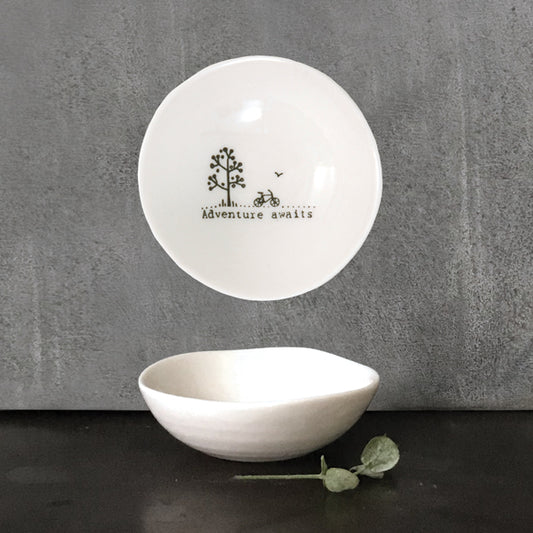 Small 'Adventure Awaits' Bowl