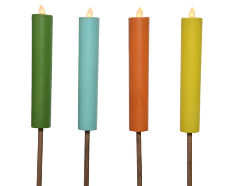 Solar Candle Flame Effect - Assorted Colours