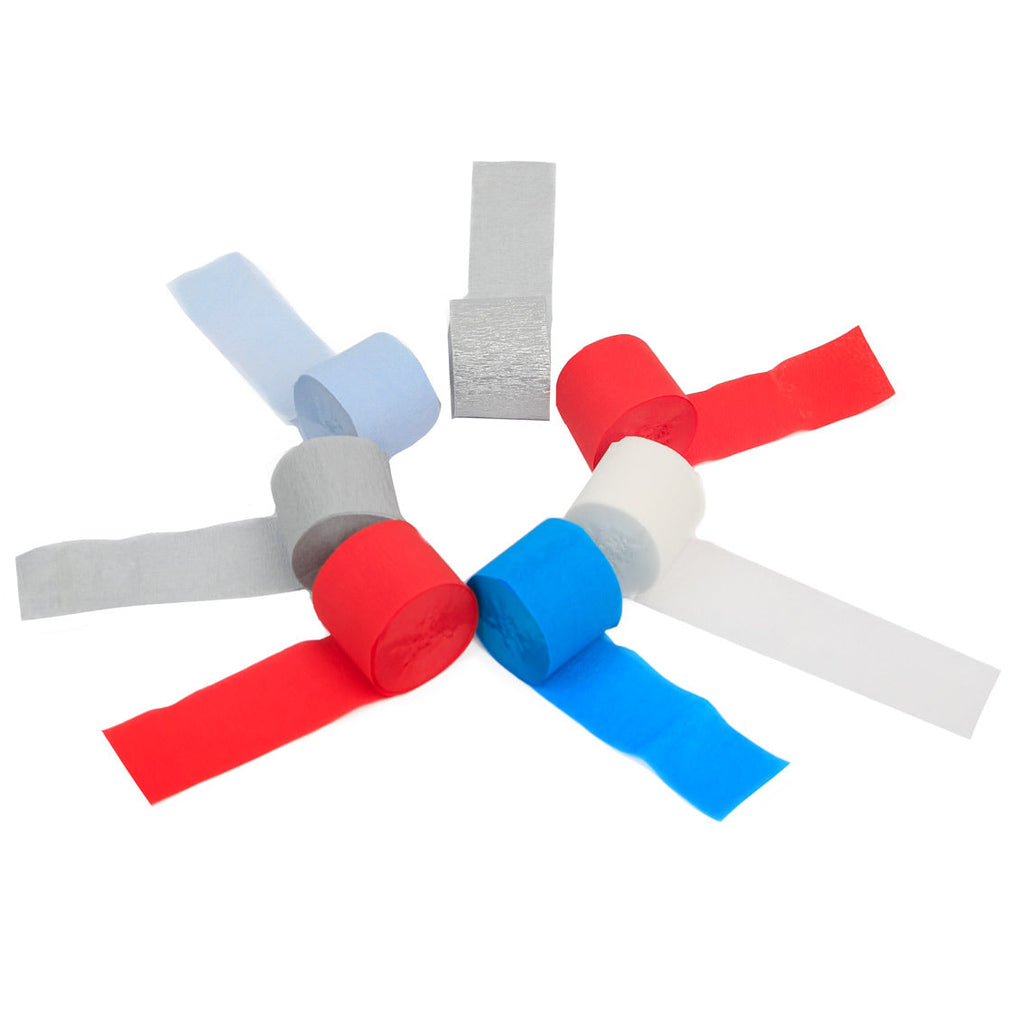 Red, White & Blue Streamers